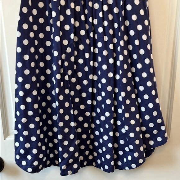 Anthropologie Vanessa Virginia Baby Doll Style Polka Dot Mini Dress - Size 4 - Picture 6 of 16